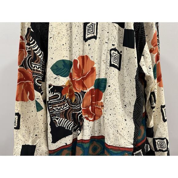 Componix Kimono and Skirt Art Deco Set Size Large/ 14 VINTAGE VTG - Picture 6 of 16